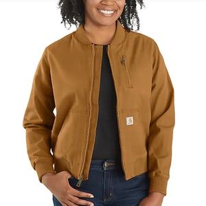 Carhartt: WOMEN'S RUGGED FLEX® RELAXED FIT CANVAS JACKET